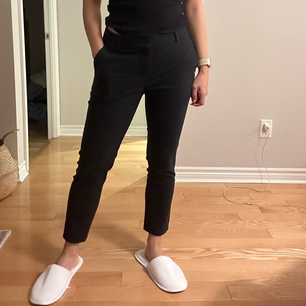 Loft black ankle skinny trousers size 4 petite